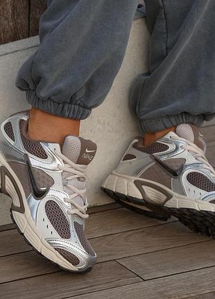 Кроссовки женские nike zoom v5 rnr silver brown