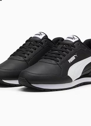 Puma кожаные кроссовки stunner v4 leather unisex us8-40.5-26 см