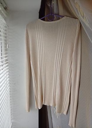 Лонгслив в рубчик 100% silk 3