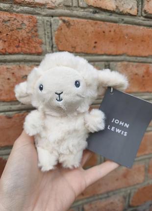 Ягненок john lewis, белое ягненка с биркой