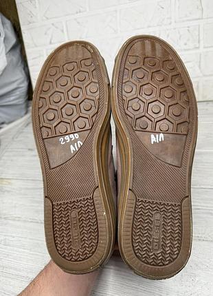 Крутые кожаные кеды diesel 6