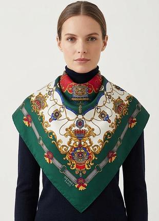 Шовкова, вінтажна хустка, шов рауль.