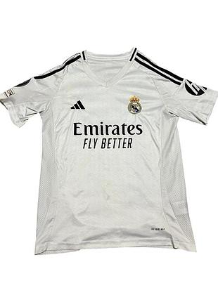 Футбольна джерсі real madrid 2024/25 home — mbappe #9 (ucl patch)