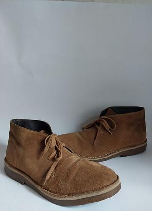 Ботинки мужские john lewis u9210 44р., замша, кэмел