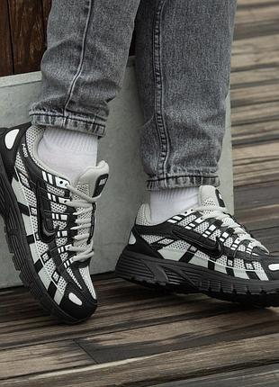 Кроссовки мужские nike p-6000 black grey