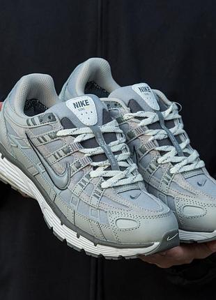 Кроссовки мужские nike p-6000 silver grey gore-tex