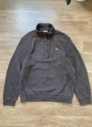 Вінтажний вовняний светр lacoste розмір м