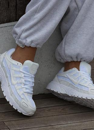 Кросівки жіночі nike p-6000 white