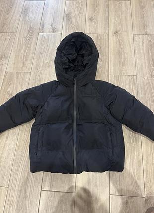 Куртка дитяча zara чорна зимова