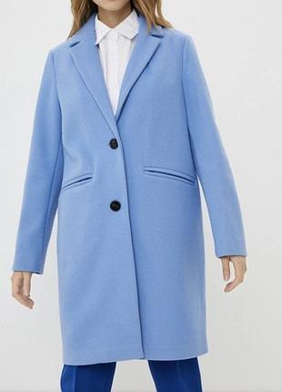 Стильне демісезонне пальто marks & spencer в ідеальному відтінку cornflower