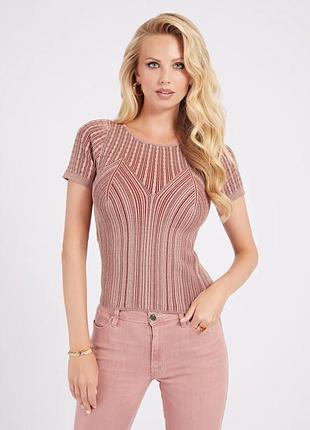 Ефектний трикотажний топ guess