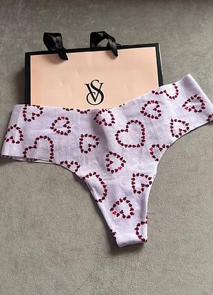 Удобные бесшовные трусики стринги, оригинал виктория сикрет victorias secret выктория сикрет