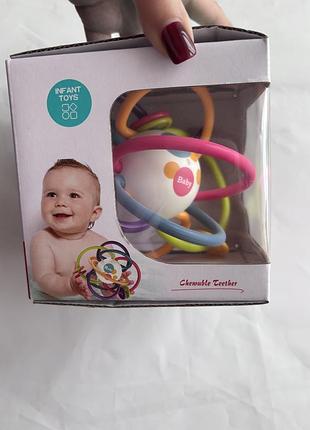Іграшка-брязкальце, гризунець infant toys різнокольоровий