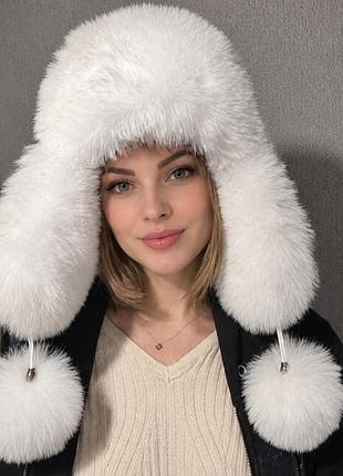 Стильна, актуальна, дуже тепла шапка вуханка