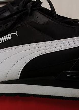 Кросівки унісекс puma st runner v4 mesh чорно-білі