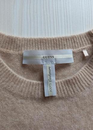 Теплый кашемировый свитер guess 10