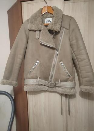 Дублянка жіноча zara бежева