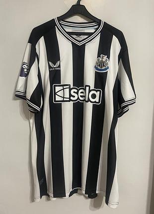 Футбольна форма чоловіча castore newcastle united домашня чорно-біла