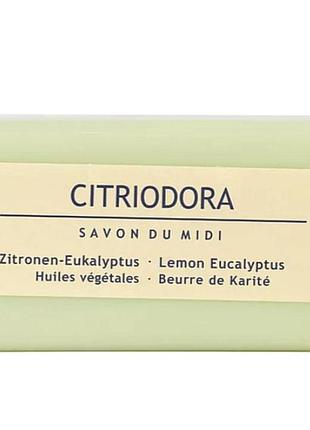 Germany, citriodora savon du midi organic lemon, karite, марсельское мыло органическое с маслом ши, экстрактами лимона, эвкалипта для лица, волос