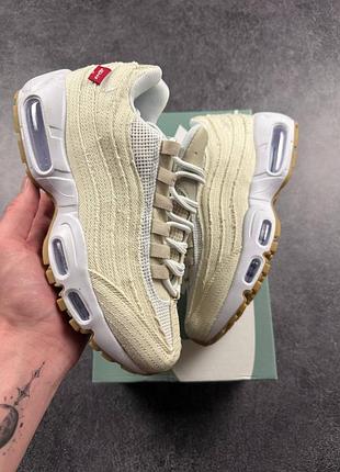 Кросівки nike air max 95 x levis beige 2