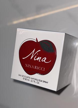 Парфуми жіночі  nina ricci nina 80 мл  духи франція ніна річі яблуко