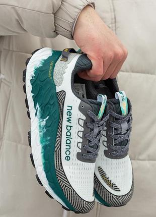 Мужские кроссовки new balance trail v3 white blue