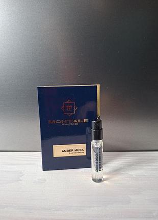 Montale amber musk пробник