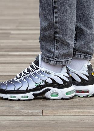 Кроссовки мужские nike air max tn plus white\black\mint
