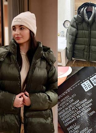 Пуховик від бренду uniqlo