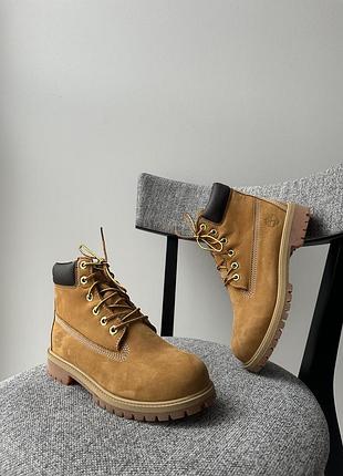 Жіночі зимові шкіряні класичні ботинки чоботи взуття timberland