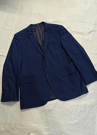 Пиджак мужской классический navyboot 100% шерсть