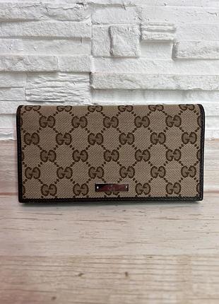 Стиоьний гаманець кошельок канва gucci