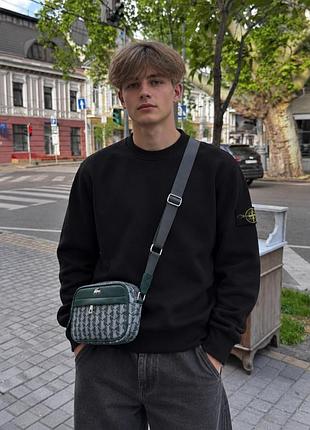 Світшот stone island чорний