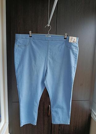 Балет! укороченные зауженные джинсы 3xl-4xl
