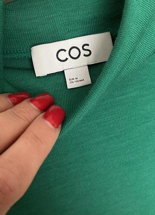 Гольф cos 100% вовна, смарагдовий 4