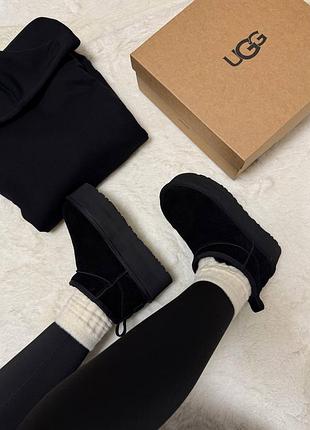 Ugg ultra mini platform black 5