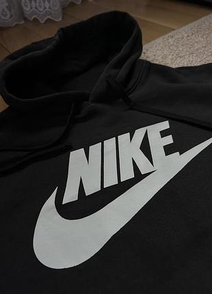Чоловіче худі nike чорне з логотипом 3