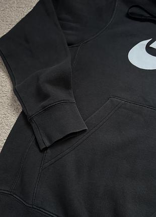Чоловіче худі nike чорне з логотипом 2