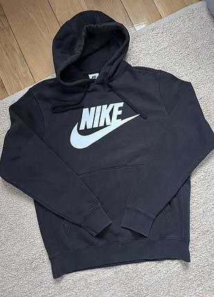 Чоловіче худі nike чорне з логотипом
