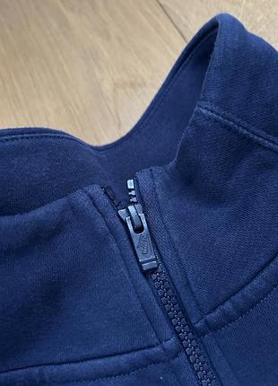 Чоловіча кофта nike на змійці, синя 5