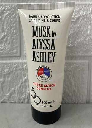 Musk by alyssa ashley 100 мл унисекс лосьон (молочко) для тела