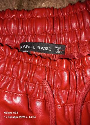 Брюки жіночи s роз. турция, karol basic. штучна шкіра 4