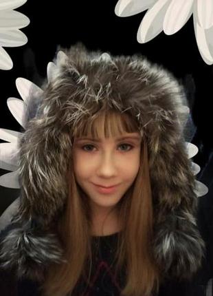Шапка чернобурка нарядка