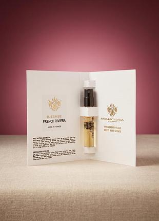 Mancera intense french riviera eau de parfum (парфумована вода), пробний зразок (пробник / семпл)