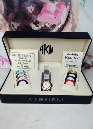 Женские часы anne klein со сменными безелями, на ходу, винтаж