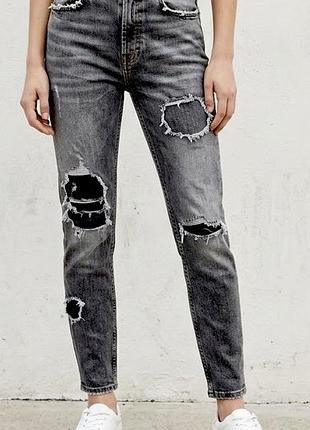 Джинси рванки zara