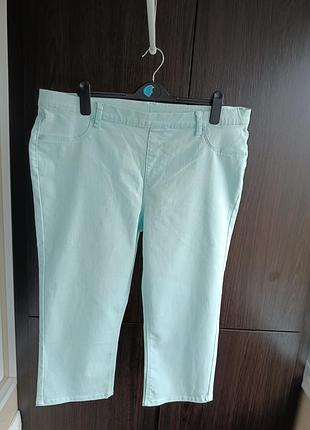 Женские укороченные джинсы 3xl (20)