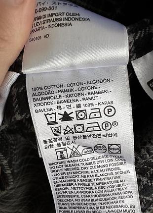 Фланелева сорочка в клітинку levi’s 5