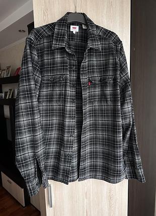 Фланелева сорочка в клітинку levi’s