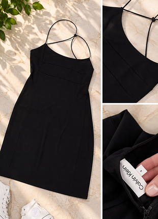 Сарафан жіночий calvin klein міні чорний xs-s